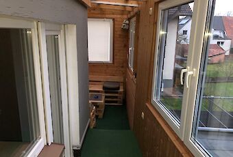 überdachte Terrasse
